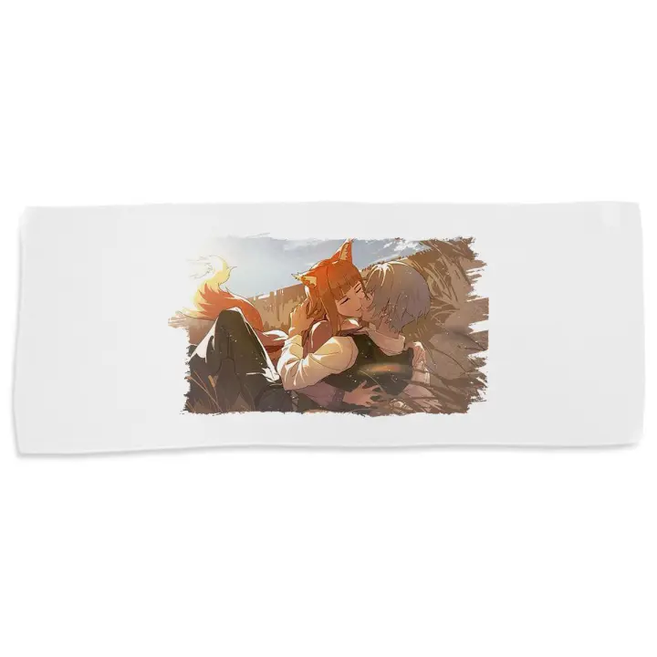 MERCHANDMANIA TOALLA MEDIANA GIMNASIO ABSORBENTE Merchant Meets the Wise Wolf suave con bolsita - 1