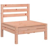 vidaXL Sofá de jardín sin reposabrazos madera maciza Douglas Marrón cera, Douglas natural, Impregnado natural Conjunto Terraza Muebles Jardín Exterior Juego de Muebles de jardín Mueble Jardín Exterior Muebles de Salon Exterior - details 0