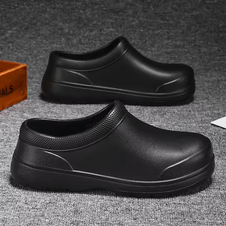Zapatos De Cocina EVA Para Hombres Y Mujeres Antideslizantes Impermeables Resistentes Al Aceite Cómodos Para Trabajadores Chanclas De Exterior Pesca - 1
