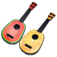 Ukelele De Juguete Simulación De Guitarra Musical Estilo Fruta Con Cuatro Cuerdas Instrumento Musical Educativo Para Niños Montessori - details 2