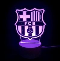 Lampara 3D + mando futbol club Barcelona Nuevo , envio 24h - details 2