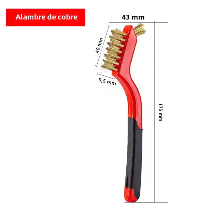 Set De 3 Herramientas De Limpieza Eco-amigable De Acero Inoxidable Y Cobre Para Eliminar Rust Nevera Y Otras Superficies Metálicas 7 Pulgadas - 1