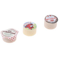 3Pcs Mini Quesos Para Casa De Muñecas a Escala 1/12 Decoración De Cocina Y Sala De Estar Miniatura Para Niños Juguetes Regalo - details 3