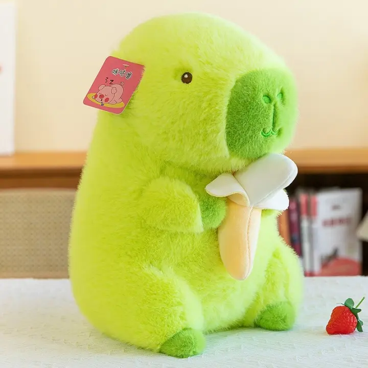 Muñeco De Peluche Capibara 23cm Simulación Anime Peluche Suave Juguete Para Niños Y Adultos Regalo De Navidad Y Acción - 1
