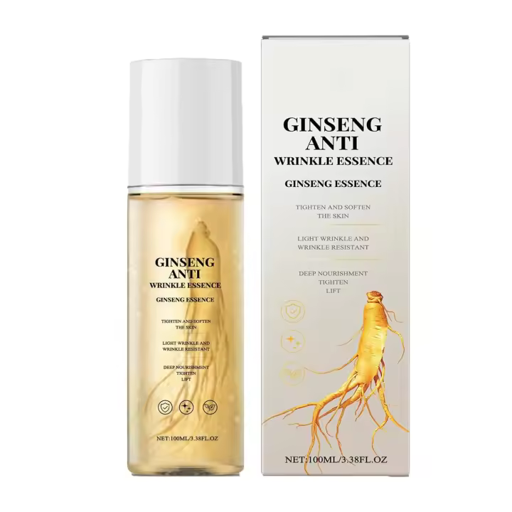 Esencia de ginseng antiarrugas, agua hidratante antiedad de ginseng natural, apta para todo tipo de piel (1 unidad) - 1
