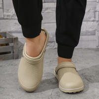 Zapatillas Planas Para Hombre EVA Impermeables Perforadas Con 2 Pares De Sandalias Y Pantuflas Zapatos De Pesca Zapatos De Enfermera - details 6