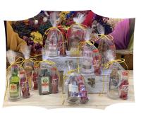 Lote de 10 miniaturas de bebida en chupito de cristal con chicles sabor Coca gum - Regalos originales para invitados de boda, aniversarios, comuniones, bautizos, cumpleaños, despedidas de solteros/as - details 0