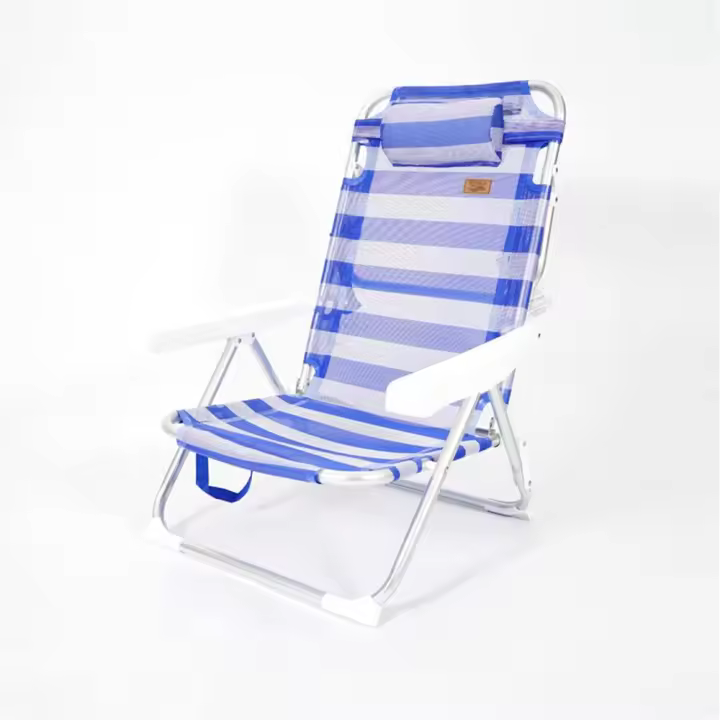Silla para la Playa a rayas 60x50x82Cm (Pl Ociotrends 4952) - 1