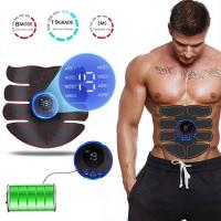 Estimulador De Músculos Abdominales EMS Con App Para Entrenamiento De Brazos USB Recargable Aparato De Ejercicio Muscular Para Hombres En Casa - details 1