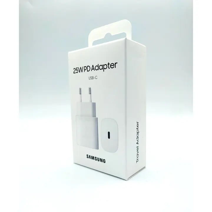 Samsung Cargador Ultra Rápido Fast Charge USB C 25 W (Adaptador, sin cable) (Blister) - 1