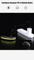 Lámpara Frontal COB LX300 Para Correr Luz Roja Y Blanca LED Recargable Por USB C Luz De Trabajo Para Senderismo Pesca Camping - details 5
