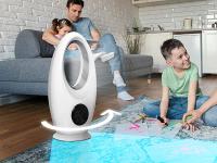 Bonplus BP  Ventilador de Pie Sin Aspas  Rotación 60º  Mando a Distancia  3 Niveles de Velocidad  Temporizador 7.5H  Ventilador de Torre Climatización  con Luz de Noche  Hogar - details 6