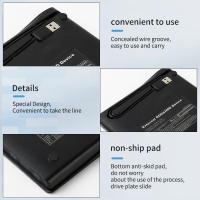 AMMTOO Controlador Externo De CD DVD USB 3.0 Portátil Compatible Con DVD-R DVD-RW Para Reproductor De DVD Para PC Y Laptop Windows 10/8/7 - details 1