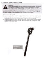 SR SUNTOUR NCX Absorbedor De Choque Para Bicicleta Poste De Silla 350mm Tamaños Variados Para Bicicleta De Montaña Material De Aluminio - details 12