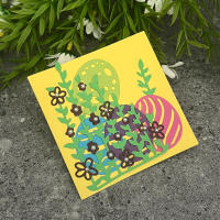 Cortadores De Metal Para Decoración De Pascua Conejos Conejitos Y Huevo Múltiples Uso En Scrapbooking Álbumes De Fotos Y Cartas DIY - details 10