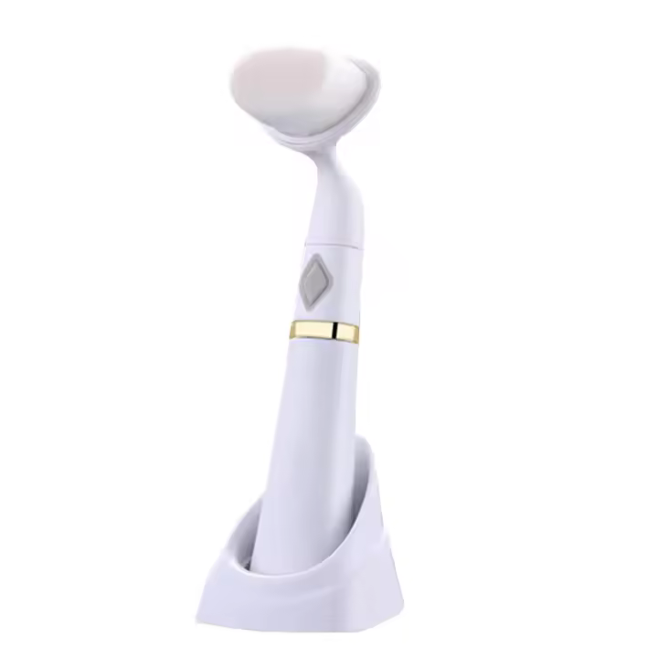 PORCHEDDU Cabeza de limpieza facial, Cabeza de limpieza ostilante sónico, herramienta para el cuidado de la piel, Cabeza facial exfoliante Eléctrico para limpieza profunda y masaje facial (Blanco) - 1