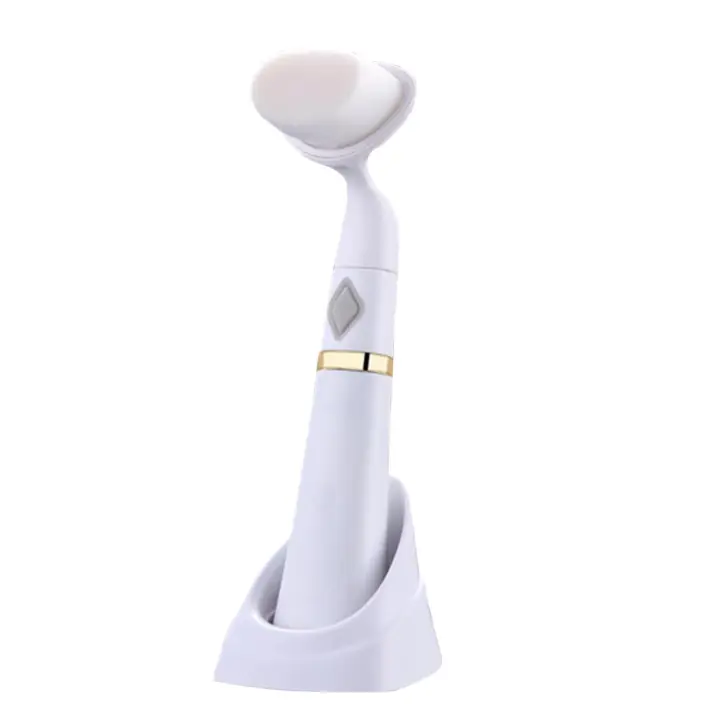 PORCHEDDU Cabeza de limpieza facial, Cabeza de limpieza ostilante sónico, herramienta para el cuidado de la piel, Cabeza facial exfoliante Eléctrico para limpieza profunda y masaje facial (Blanco) - 1