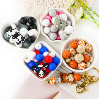 Nuevos Bolas De Silicona De Vaca Yak Para Creación De Joyería Kit De Bolas Redondas Y Lentiles Para Pulseras Llaveros Collares Accesorios DIY - details 2