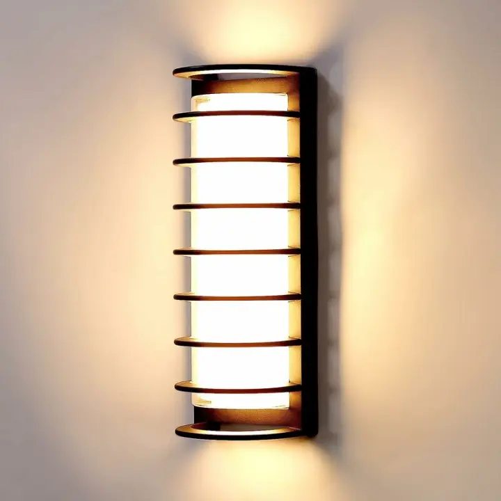 Aplique de pared LED moderno, aplique de pared para interior y exterior, resistente al agua IP65, 30 W, 3300 lm, 3000 K, para jardín, terraza, escalera, terraza, blanco cálido - 1