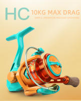 BILLINGS Carrete De Pesca Spinning 1000-6000 Ratio De Engranajes 5.2:1 Aluminio Max Drag 10KG Para Agua Dulce Y Salada - details 1
