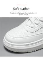 Zapatos De Caminar Cómodos Para Hombre Con Suela Gruesa Y Transpirables Para Todas Las Estaciones Zapatos De Moda Casual Y Deportivos - details 4