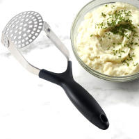 Pulverizador De Papas De Acero Inoxidable Plegable Molinillo De Verduras Y Frutas Presa De Ajo Manuales Eco-amigable Stockeador - details 0