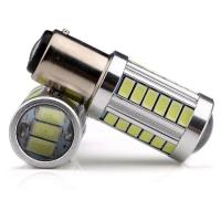 Lámparas De Foco Super Brillantes Para Luz De Freno Y Antiniebla Auto Día 12V P21/5W BAY15D 7440 7443 3157 33SMD Direal - details 4