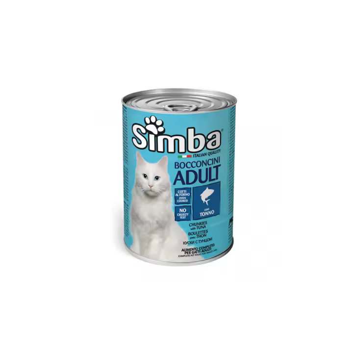 SIMBA COMIDA HUMEDA PARA GATO MOUSSE ATUN Y PESCADO /BUEY 24*415G - 1