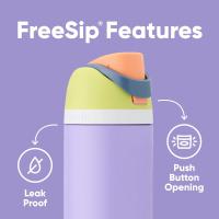 1PCS Insulated Stainless Steel Water Bottle with Straw for Sports, Travel, and School BPA-Free Sports Water Bottle, 24 oz, Denim - details 0