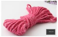 Cuerda De Lino Colorida Y Gruesa De 10m/6mm Para Artesanía DIY Y Decoración De Bolsos Con Cordón Para Sujeción Accesorios Incluidos - details 8