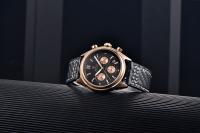 Reloj De Pulsera De Cuarzo BENYAR 2024 Para Hombre Marca De Lujo Cronógrafo Deportivo Resistente Al Agua De Acero Inoxidable Con Correa De Cuero Relojes Hombre - details 3