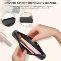 Banner - Estuche para brochas de maquillaje - cierre imantado - Negro