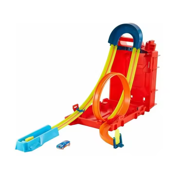 Hot Wheels Track Builder Caja de Acrobacias en Forma de Bidón Mattel HDX78 - 1