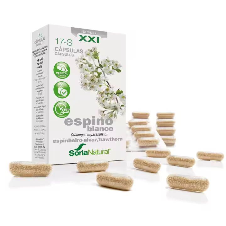 Soria Natural Capsulas 17-S - Espino Blanco 30 Càpsulas - 1
