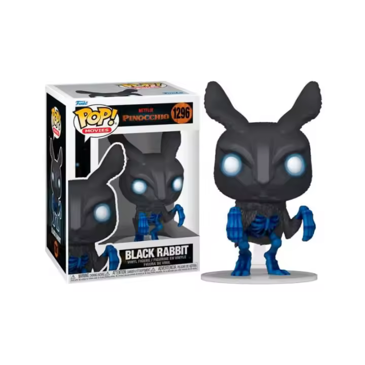Funko Pop Black Rabbit Pinocchio Netflix 9 cm - 1