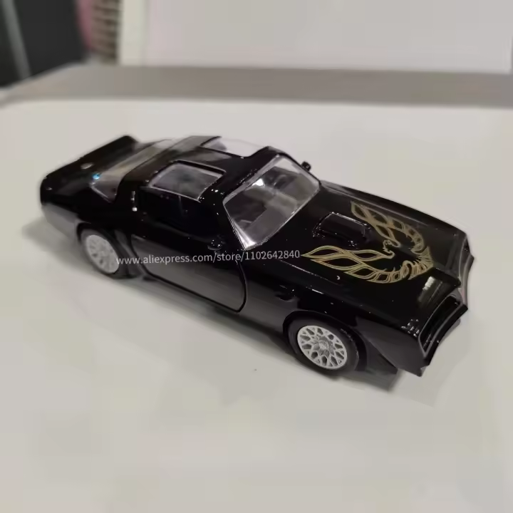 Coche De Acción Muscular 1978 Pontiac Firebird Replicado En Miniatura De Metal Para Decoración Del Hogar Y Colección Regalo De Navidad Para Niños - 1