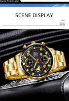 DEYROS Conjunto De 3 Relojes De Pulsera De Lujo Para Hombre Estilo Casual Y Deportivo Cuarzo Accesorio De Moda Y Negocios - details 6