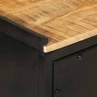 vidaXL Mueble de baño hierro y madera maciza de mango 40x27x90 cm - details 3