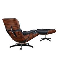 EU Stock TY321 XL Classic Recliner Light Acid Branch Armchair Black Cowhide Black Big Head Foot Deck Chair 360° Swivel Lounge Chair Furniture Genuine Leather Recliner Chair Modern Lounge Chair with Ottoman for Home Living Room Office (Black) - details 4