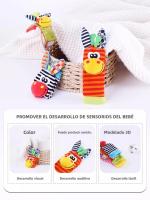 Juego De 4 Pares De Calcetines Con Rascacielos Para Bebés 0-12 Meses Niño Y Niña Juguetes Educativos Sensory Regalos Para El Desarrollo Temprano - details 1