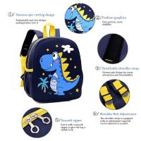 Mochila De Dinosaurio Para Niños Bolsa De Hombro De Dibujos Animados Lindo Mochila Pequeña Para Jardín De Infantes Material Nylon Cierre De Cremallera - details 7