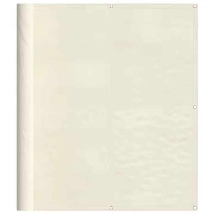 Pantalla de Balcón 100% Polyéster Oxford Cream 120x800 cm - 1