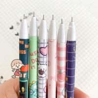 12PCS Bolígrafos De Punto Erasables 0.5mm Tinta Azul Diversión Estudiantes Oficina Suministros Escribir Astronauta Oso Uva - details 15