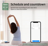 Interruptor Inteligente De Cortina WiFi Tuya Control Remoto Smart Life APP Alexa Google Home Motor Para Rollos Y Ventanas - details 2