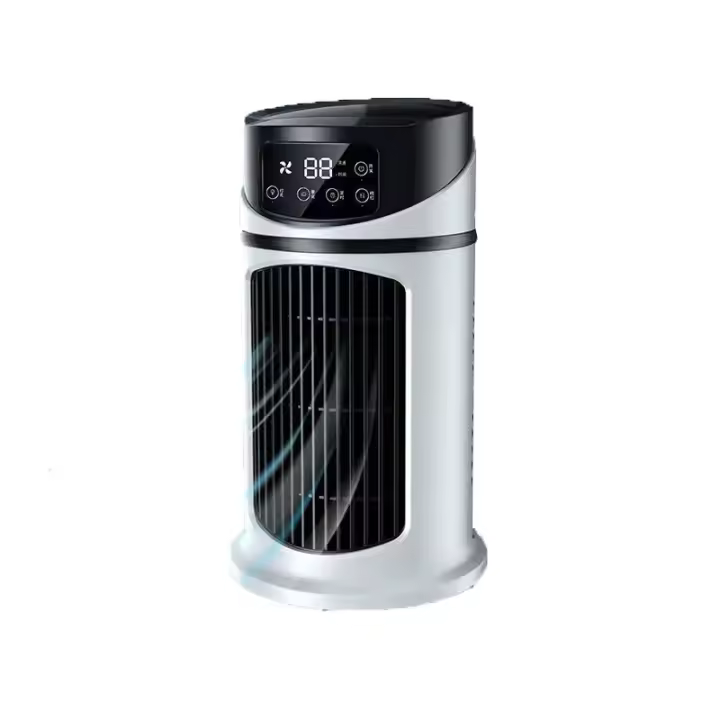 Ventilador de escritorio de enfriamiento de 6 velocidades, ventilador de humidificación de Niebla de aire acondicionado portátil para Oficina/Hogar - 1