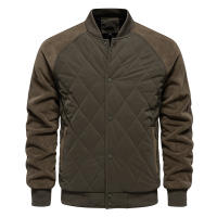 Chaqueta gruesa acolchada de terciopelo para hombre, chaqueta informal europea y americana, chaqueta superior de manga raglán, novedad de Otoño de 2024 - details 13
