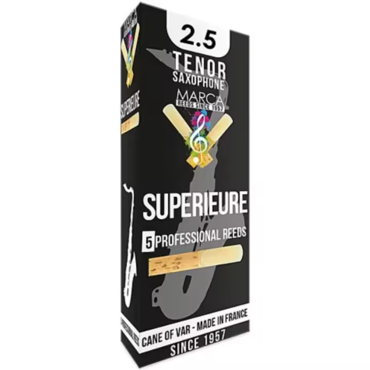 Caja 5 Cañas Saxo Tenor Marca Superieure 2.5 - 1