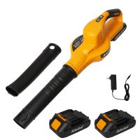 Soplador de hojas inalámbrico - Soplador de hojas eléctrico inalámbrico de 21 V con 2 baterías y cargador, modo de 2 velocidades, soplador de hojas ligero de 2.0 Ah para cuidado del césped, patio - details 6