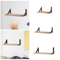 Estante De Pared Madera Para Dormitorio Baño Cocina Organizador Colgante Moderno Minimalista Decoración Hogar Estante De Exhibición Para Fotos Artículos De Colección - details 3