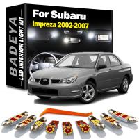 Kit De Luces LED Para Interior De Coche 8Pcs BADEYA Para Subaru Impreza 2002-2007 Luz De Mapa Lámpara De Placa De Licencia Tamaño 36mm 12V Garantía De 1 Año - details 0